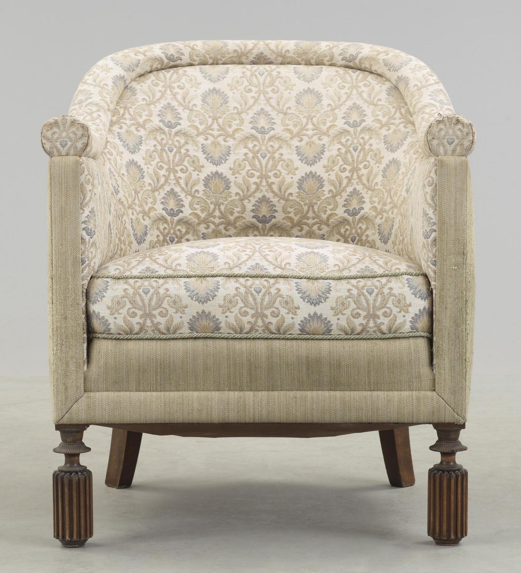 AXEL EINAR HJORTH, fåtölj, "Library", Nordiska Kompaniet, ca 1928.