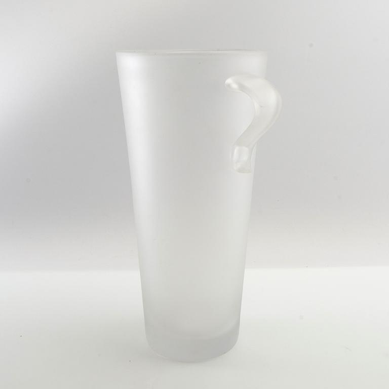 Helén Krantz, vase Orrefors signed.