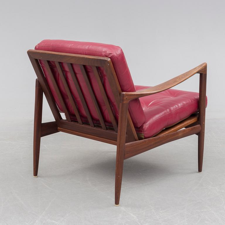 IB KOFOD LARSEN, a 'Kandidaten' teak easy chair from OPE Möbler, Jönköping, 1960-tal.