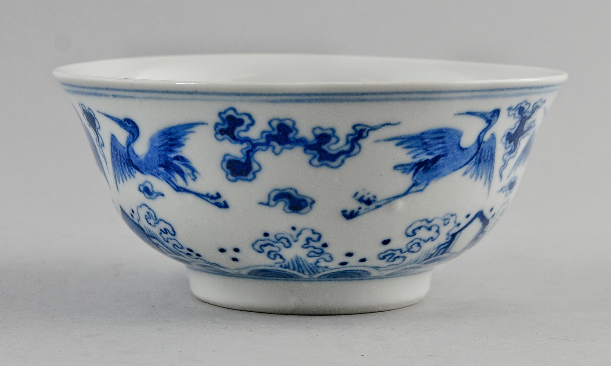 SKÅL, porslin, Kina, 1800-tal.