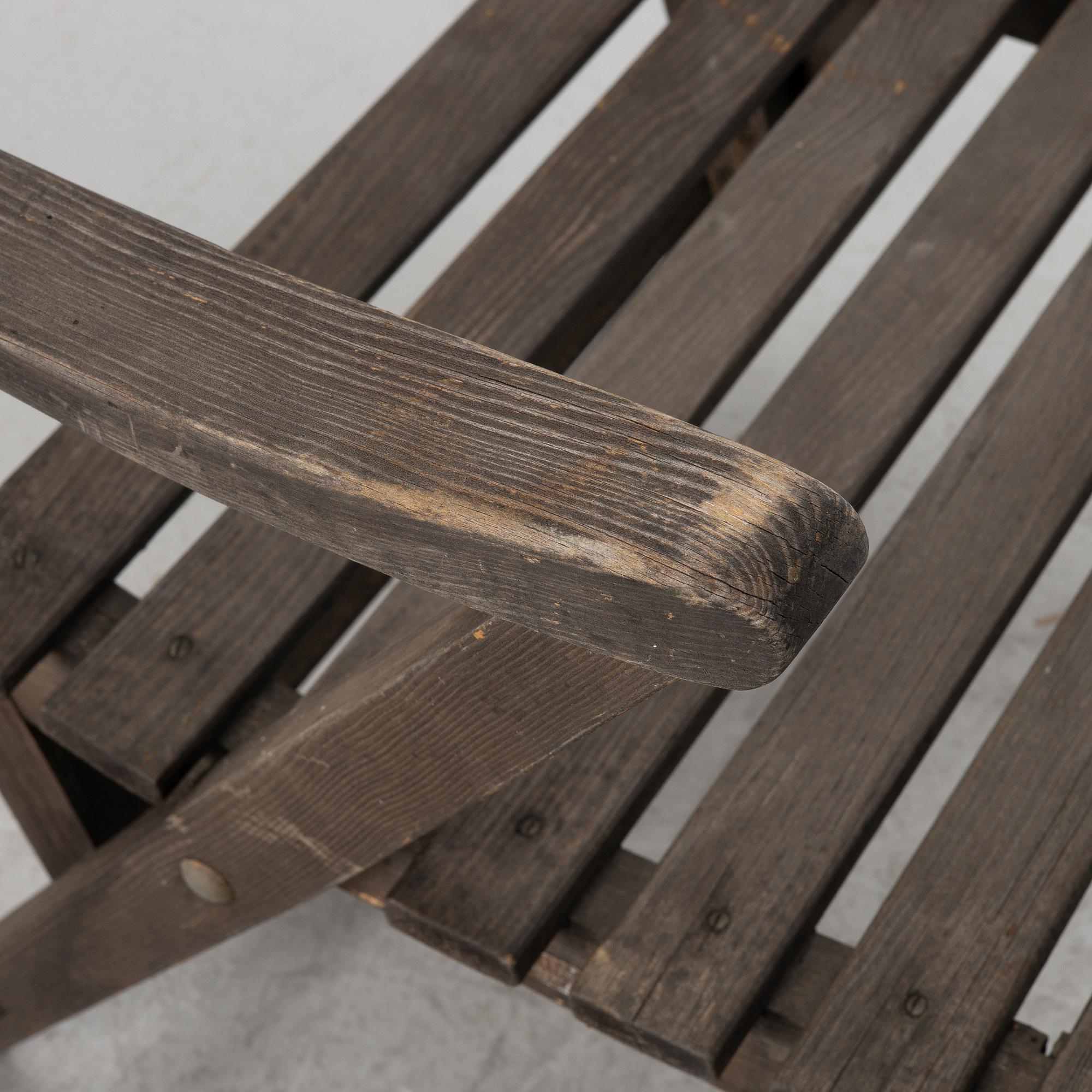 Carl Malmsten, a six-piece suite of garden furniture, 'Bergshamra', Igelstaverken, second half of the 20th Century.
