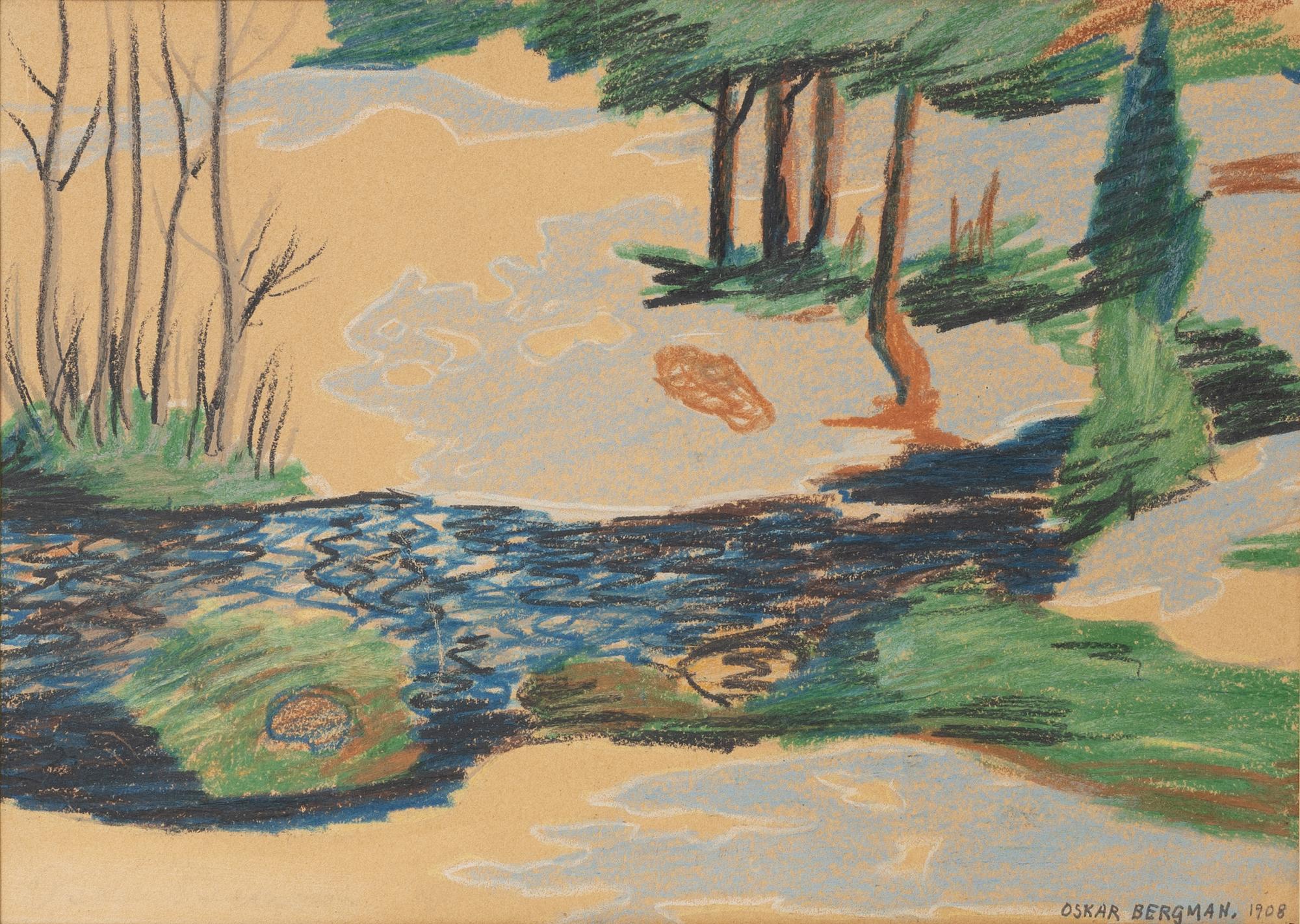 Oskar Bergman, Landscape, Ljusterö.