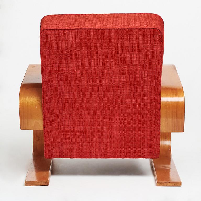 Alvar Aalto, fåtölj "Tank chair", modell 400, sannolikt tillverkad av Aalto Möbler i Hedemora 1946-56.