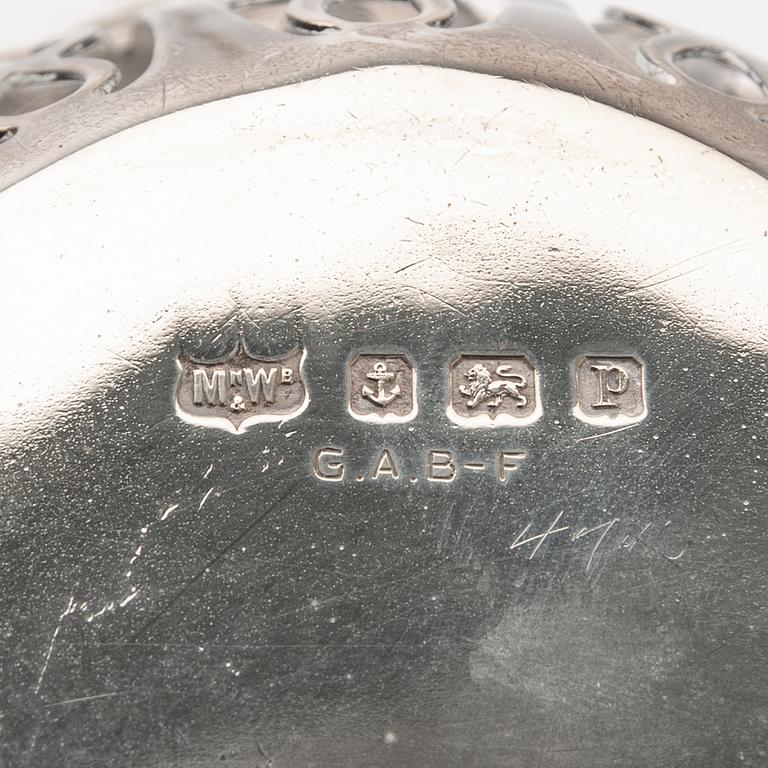 Bowl, silver, Birmingham, 1914.