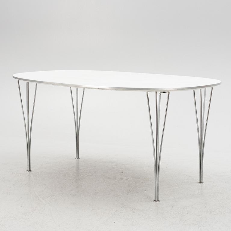 Bruno Mathsson & Piet Hein, a dining table, 'Superellips', Fritz Hansen, Denmark, 1988.