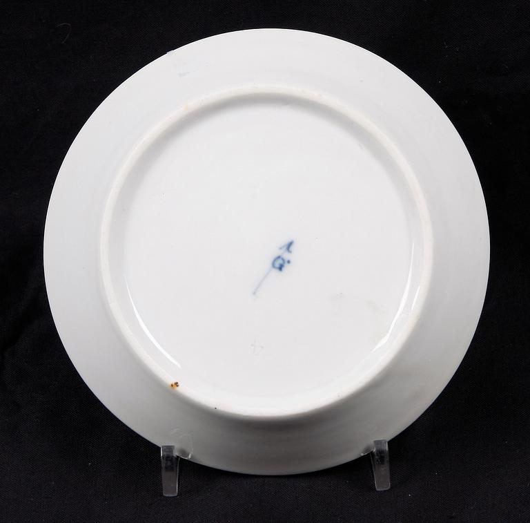 FAT, porslin, troligen Böhmen, 1800-tal.