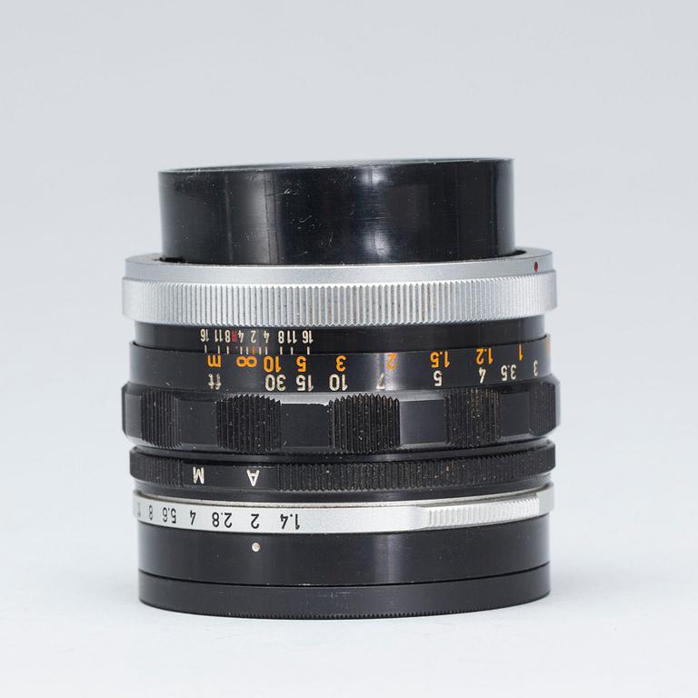 KAMERAOBJEKTIV, Canon Lens FL 50mm. 1:1.4 No 45074.
