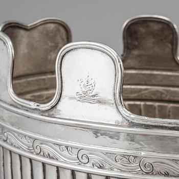 Glassköljare, pläter. Louis XVI-stil. 1800-tal.