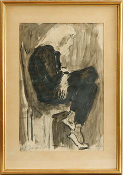LENNART ROSENSOHN, akvareller samt pastell, 3 st, sign.