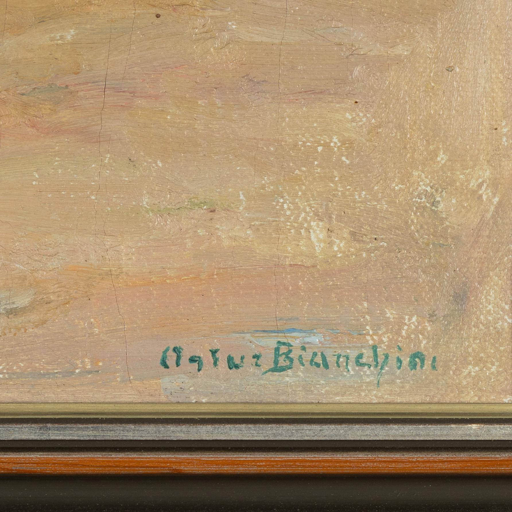 Arthur Bianchini, oil on canvas, signed.
