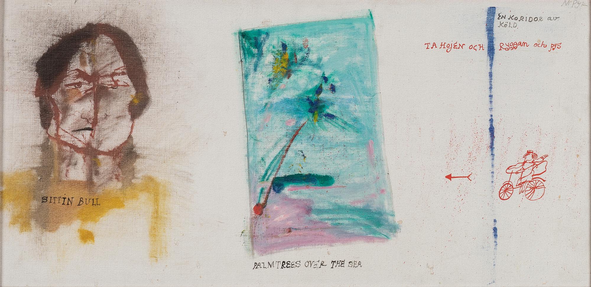Madeleine Pyk, oil on canvas, signed.