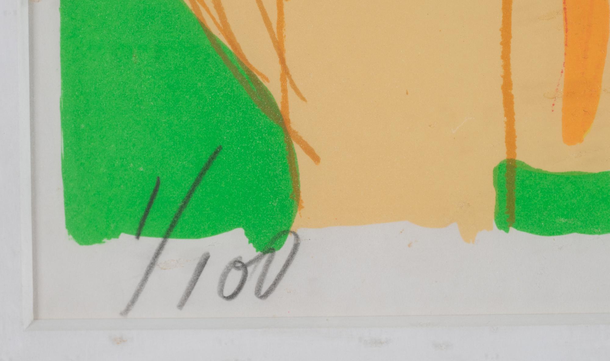 Walasse Ting, lithograph in colours, signed 1/100.