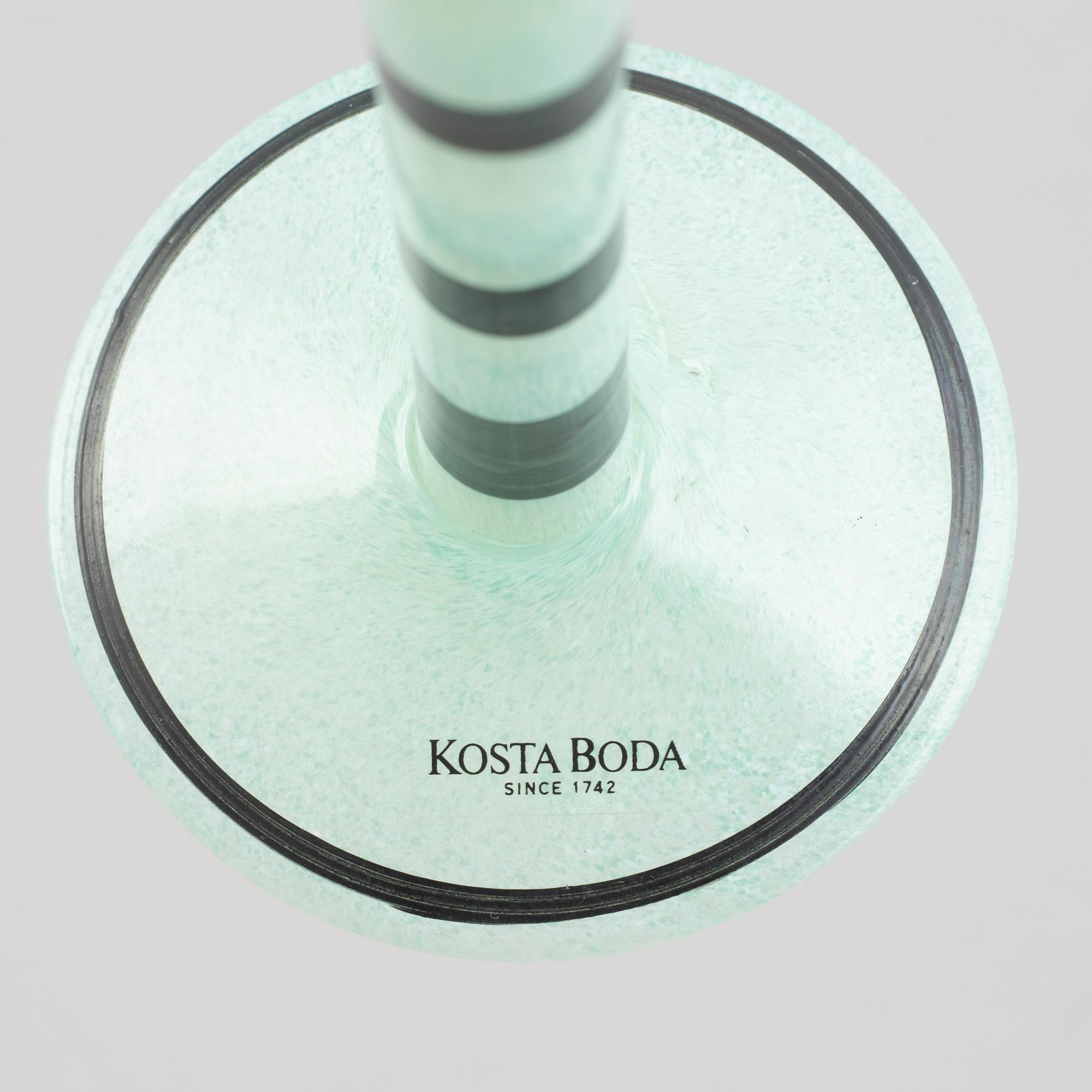 Ulrica Hydman-Vallien, vinglas, 6 st, "Open Minds", Kosta Boda.