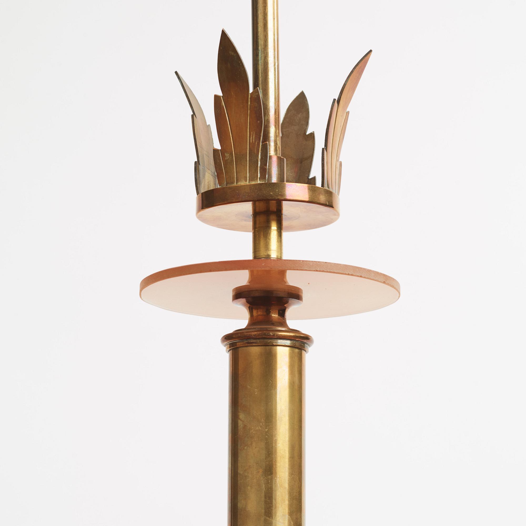 Harald Notini, chandelier, model "10034", Arvid Böhlmarks Lamp Factory, 1930s.