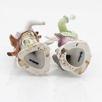Two porcelain figurines, KPM Berlin, late 19th Century / early 20th Century.
