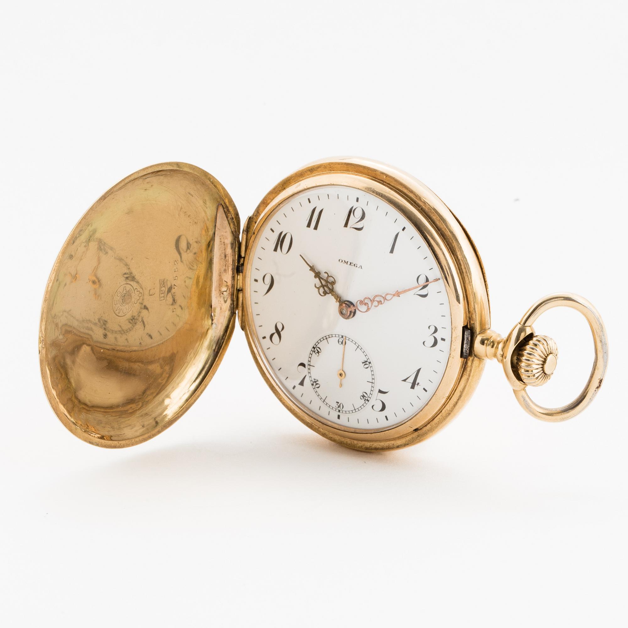 Omega, fickur, savonett, 50 mm.