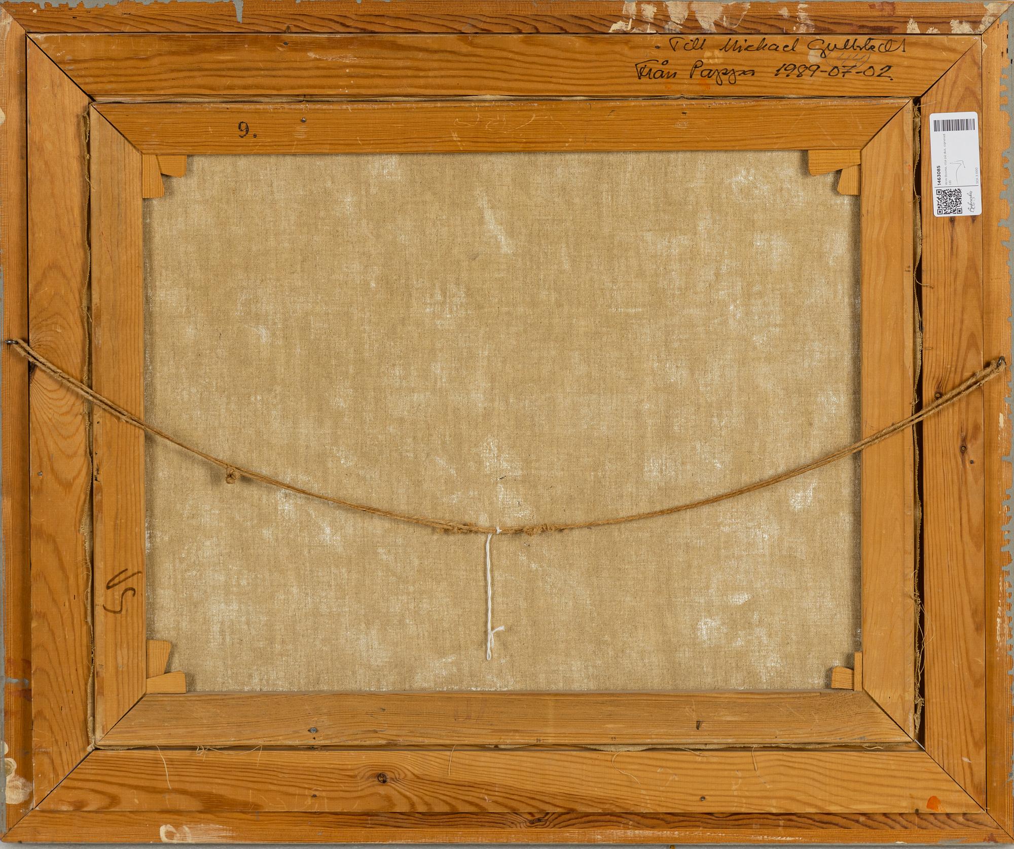 Wim Bosma, oil on canvas, signed and dated 1955.