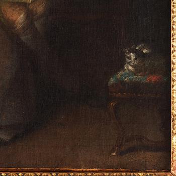 Jean-Baptiste-Simèon Chardin Tillskriven, "Les Fiancées".