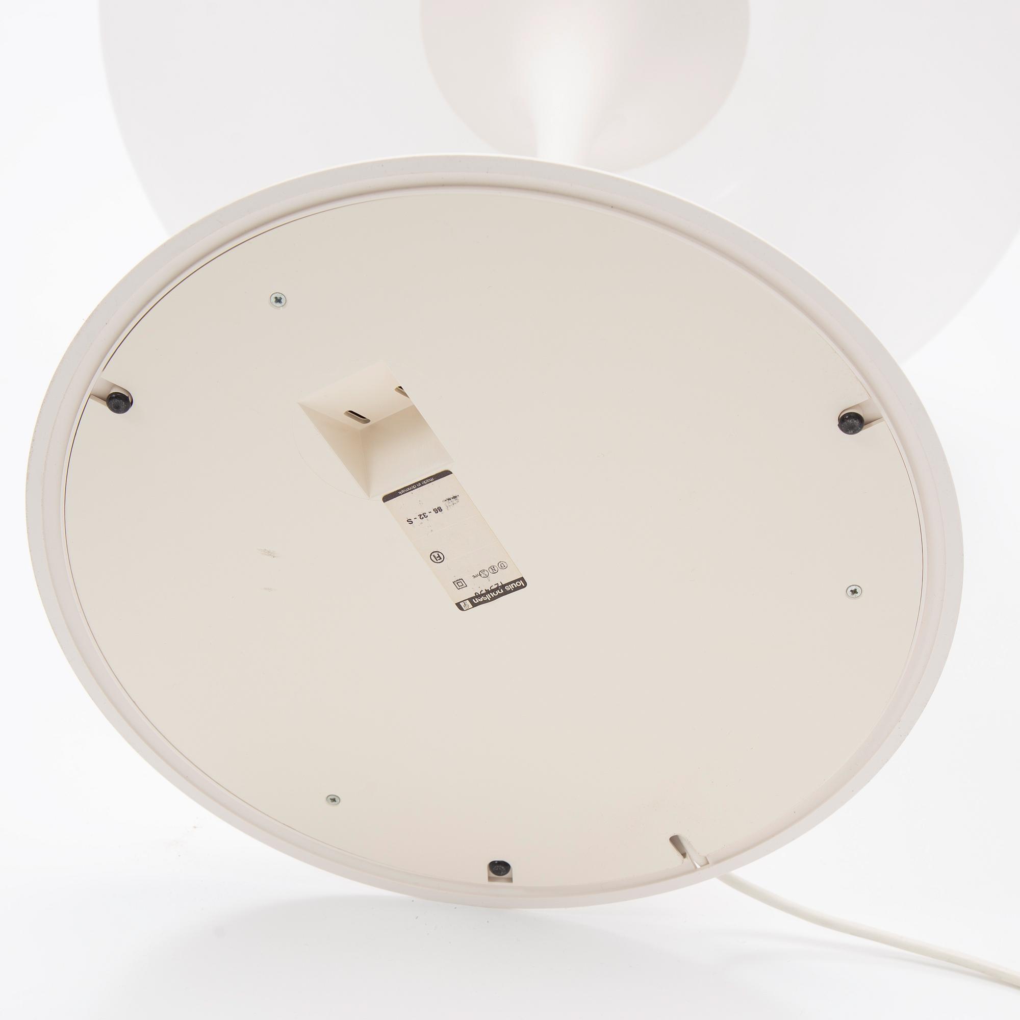 Verner Panton, bordslampa, "Panthella", Louis Poulsen.