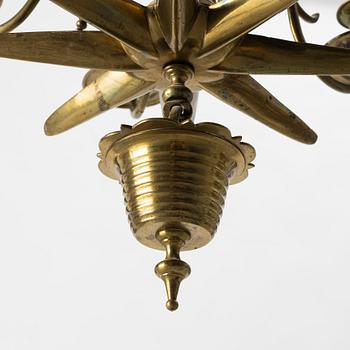 Ljuskrona, barockstil, omkring 1900.