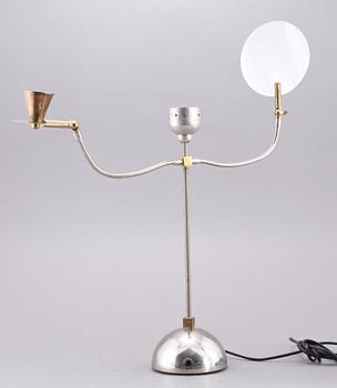BORDSLAMPA/LJUSSTAKE, metall, Catalani & Smith, 1900-tal.