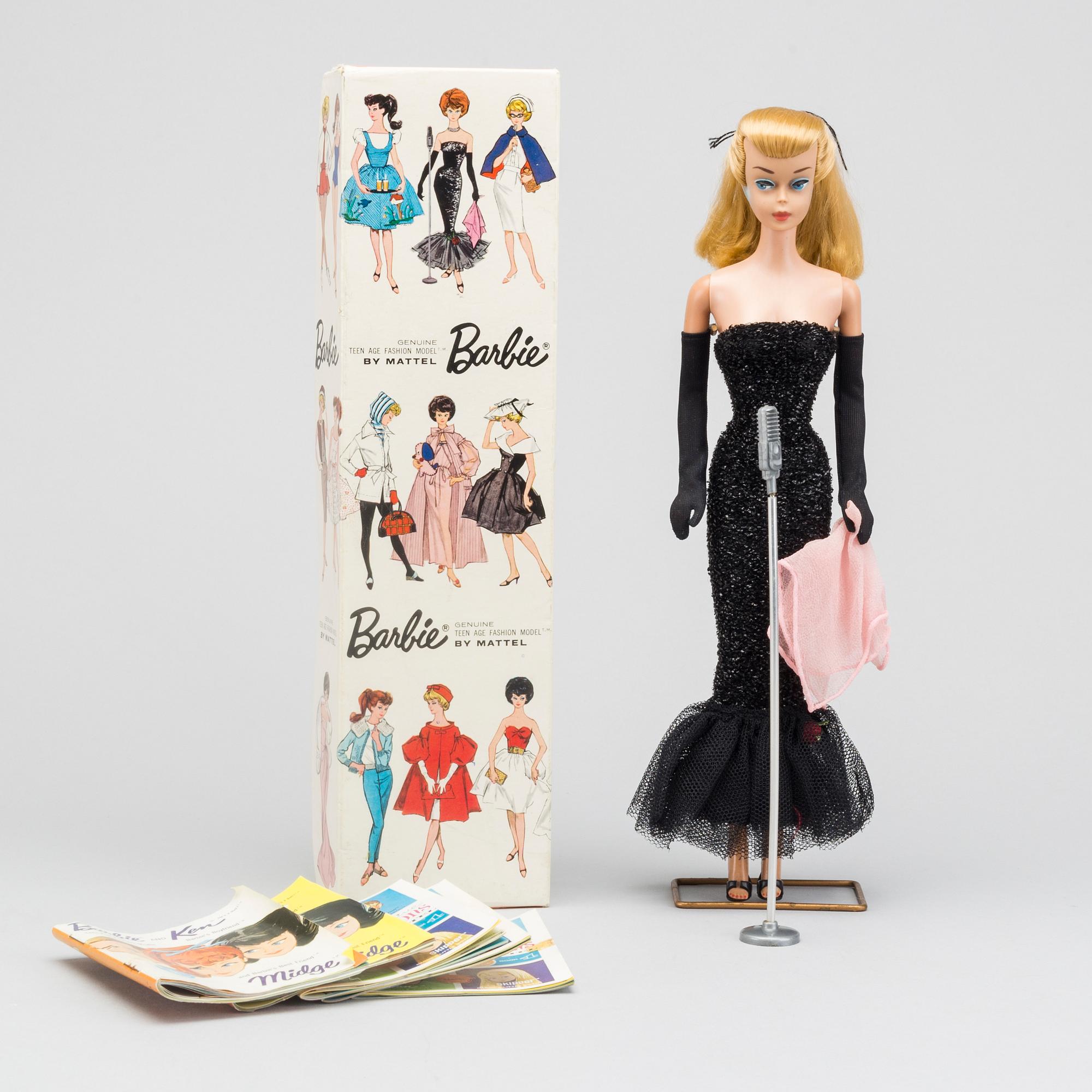 A Barbie doll, 1950/60s,