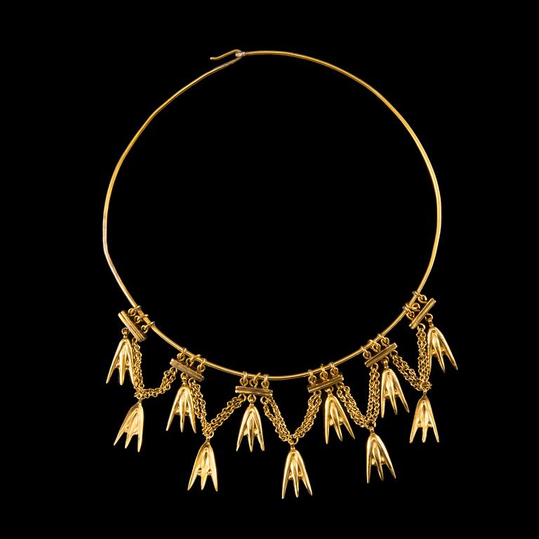 Heli Vuori, A BRACELET, brass, Kalevala Koru 1947.