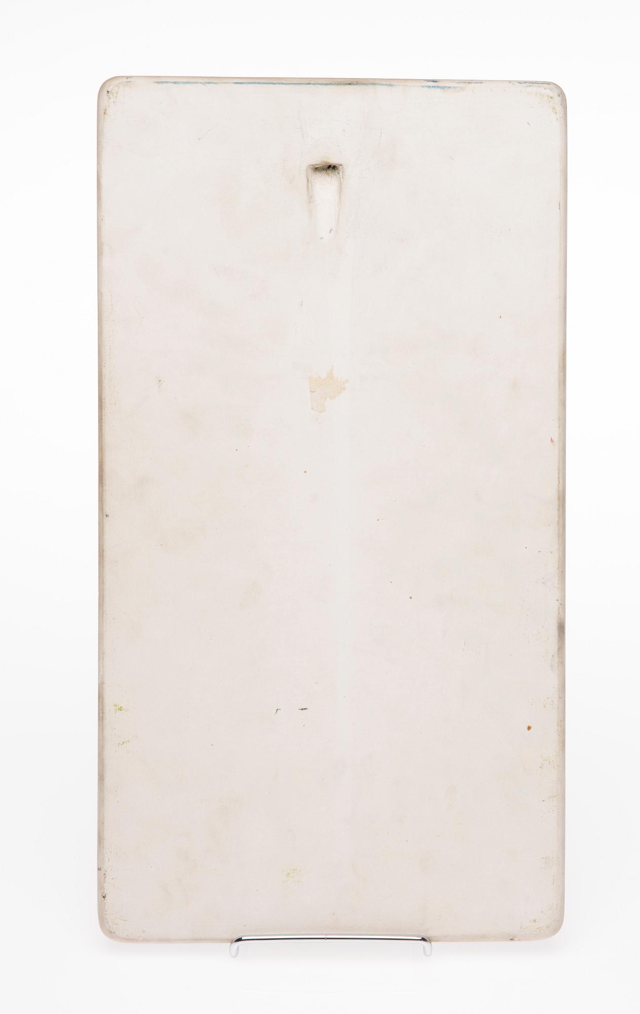 VÄGGPLAKETT, keramik, signerad Naile Wafin, Arabia.