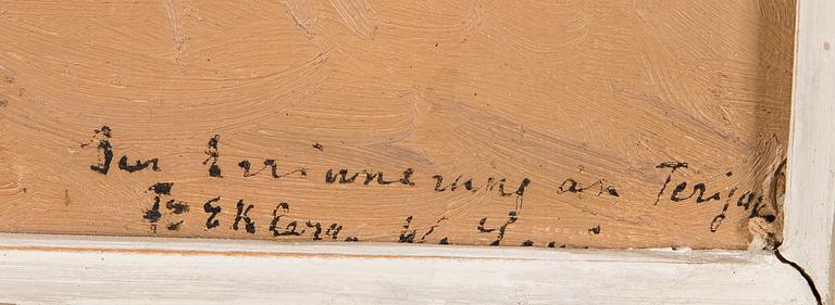 VASILI LEVI, oil on board, signed and marked Terijoki.