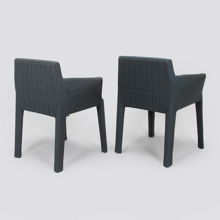 Ligne Roset, a set of 8 'Facett' dining chairs, France.