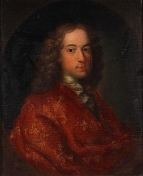 OKÄND KONSTNÄR, olja på duk, 1700/1800-tal.