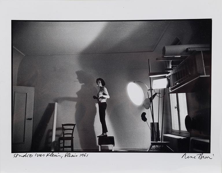 RENÉ BURRI, "STUDIO YVES KLEIN, PARIS, 1961".