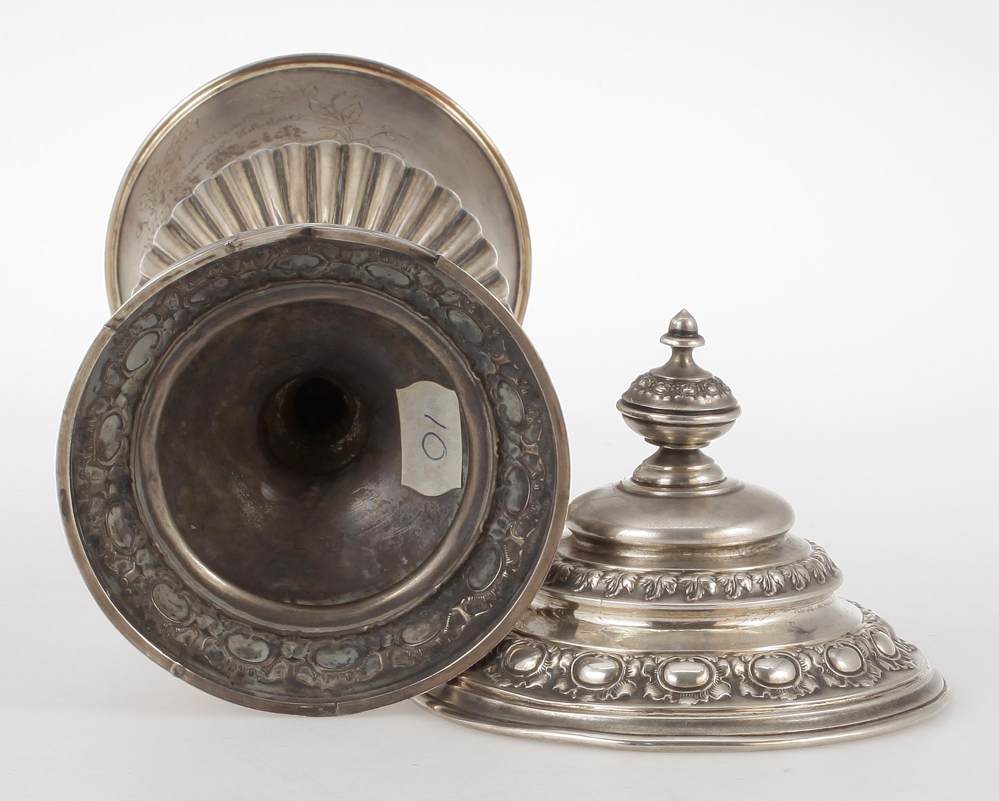 POKAL, silver, 1800-talets slut. Vikt ca 230 gram.