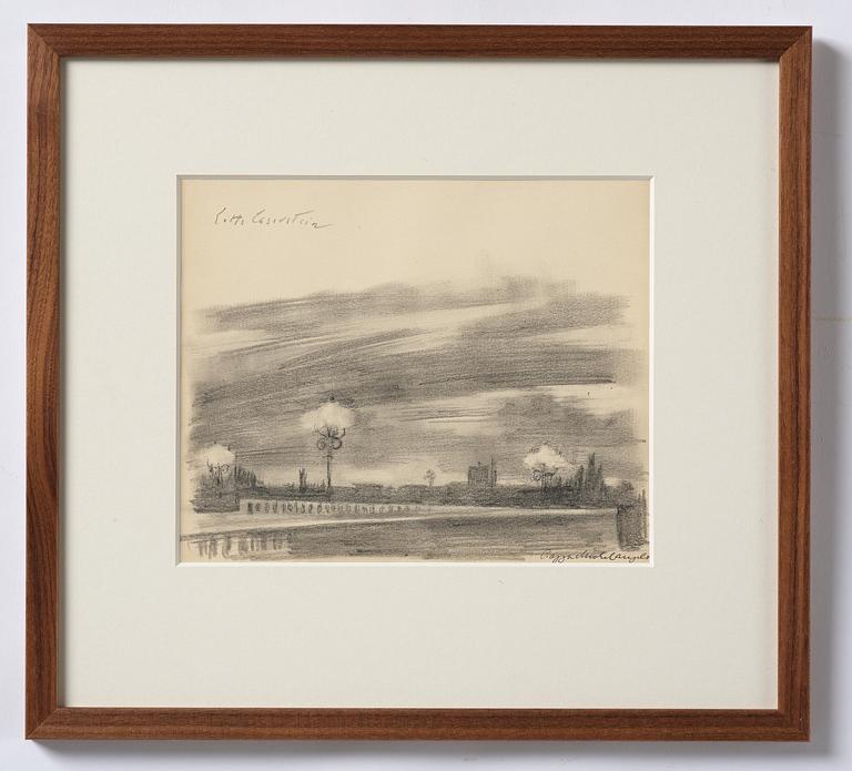 Lotte Laserstein, "Piazza Michelangelo" Florence.