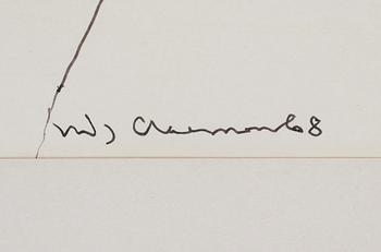 STIG CLAESSON (SLAS), tuschteckning, signerad och daterad -68.