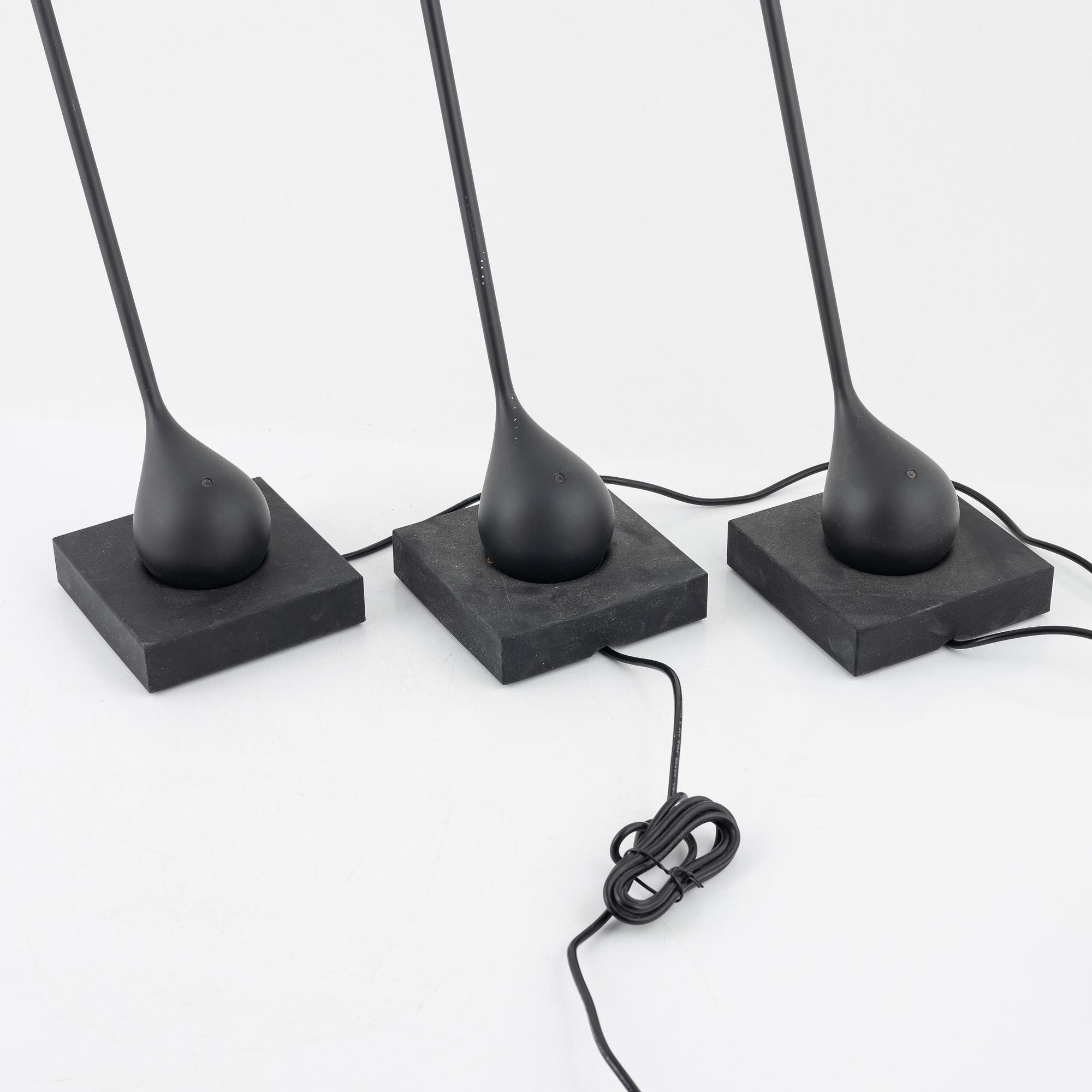 Claesson Koivisto Rune, bordslampor, 3 st, "Massaud", Wästberg.