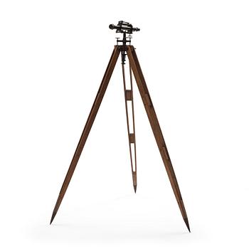 241. C. Sickler, balancing instrument on a wooden tripod stand, model 428, Carlsruhe, Germany.