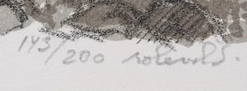 SVENSSON, ROLAND. Litografi. Sign o numr.  143/200.