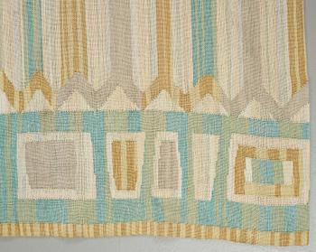 Kerstin Ekengren, DRAPERIER, 1 par, slätvävda, ca 344 x 254,5 respektive 343,5 x 252 cm, designat av Kerstin Ekengren, 1950-tal.