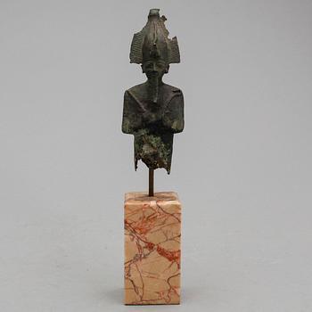 GUDOM, brons, Egypten, sannolikt sentid 664-331 f Kr.