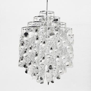 A 'Spiral SP01' pendant lamp by Verner Panton, designed 1969.