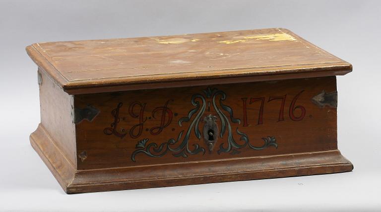 SCHATULL, allmoge, 1800-tal.