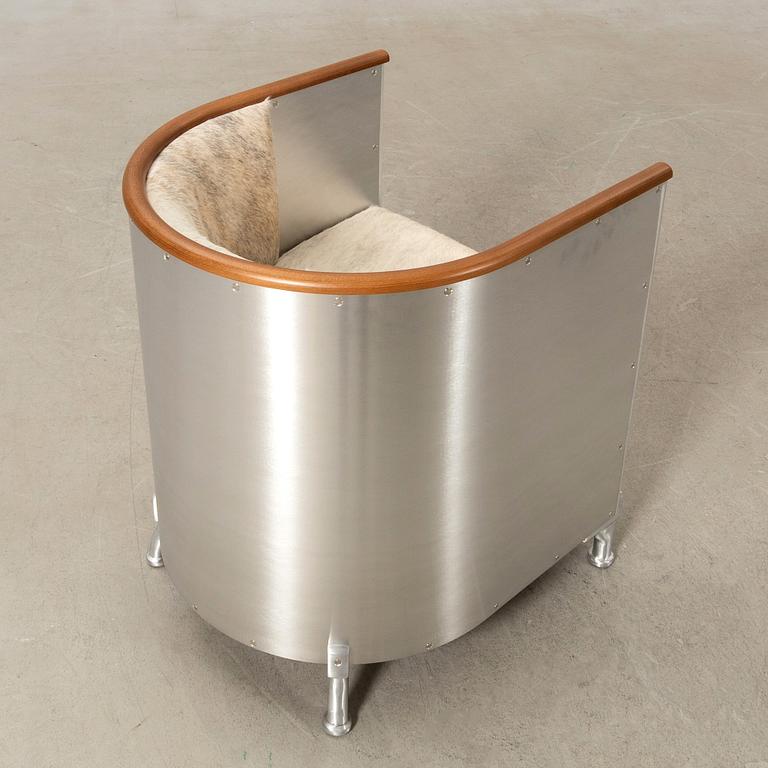 Mats Theselius, armchair "Aluminium Chair", Källemo.