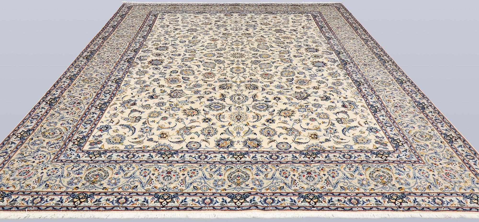 A Keshan carpet, 415 x 303 cm.