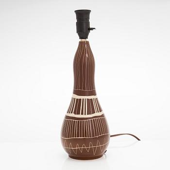 A 1960's table lamp, Arabia, Finland.