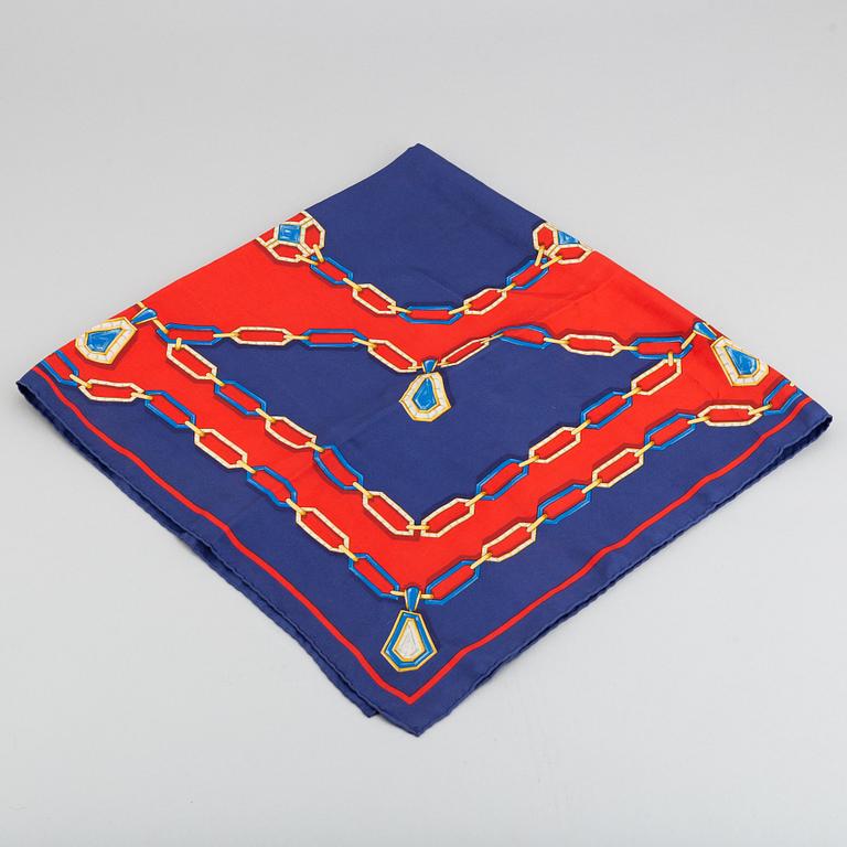 Cartier, a silk scarf.