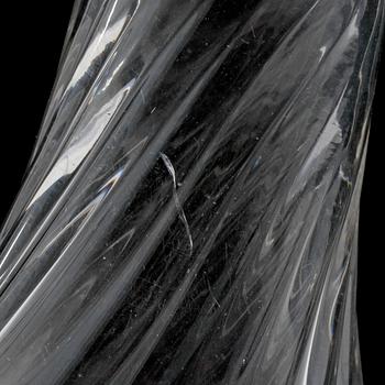 KARAFFER, 3 st, glas, 1800-tal.