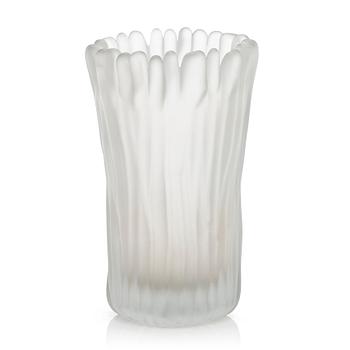 Tapio Wirkkala, a glass vase, signed Tapio Wirkkala, Iittala 3515.