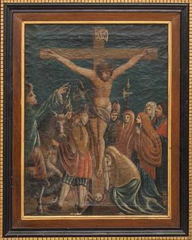 OKÄND KONSTNÄR, olja på duk, 1800-tal eller äldre.