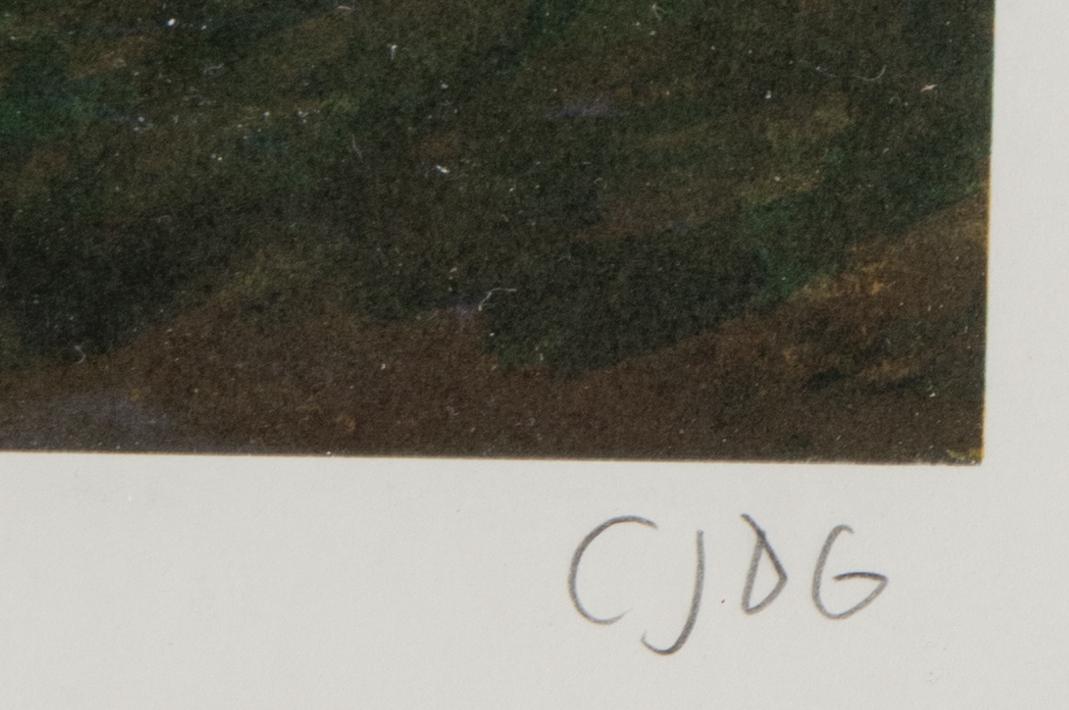 CARL JOHAN DE GEER, lithograph in colours, signed 21/295.